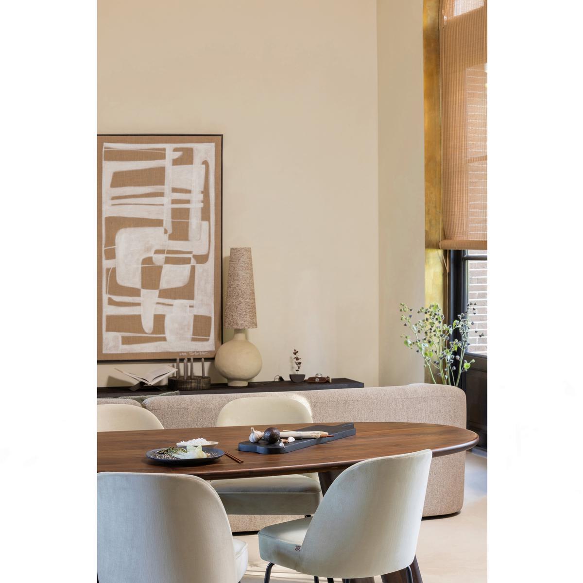 Esstisch Roundly Holz - Walnussfarben, MODERN, Holz (200/100/76cm) - Livetastic
