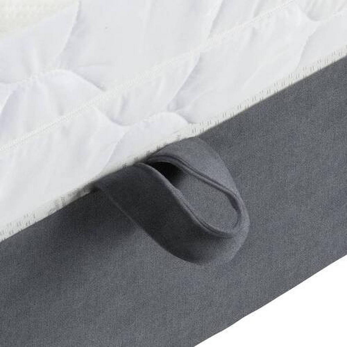 Boxbett Magic Taupe ca. 160x200cm - Taupe/Schwarz, KONVENTIONELL, Holzwerkstoff/Kunststoff (160/200cm) - Mömax