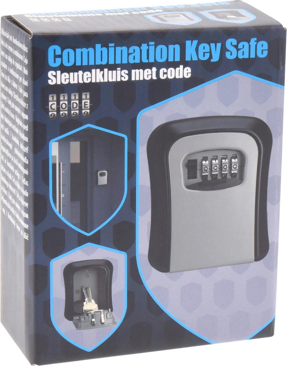 Kulcsszéf 11,5/8,5/4cm - fém (11/8/4cm)