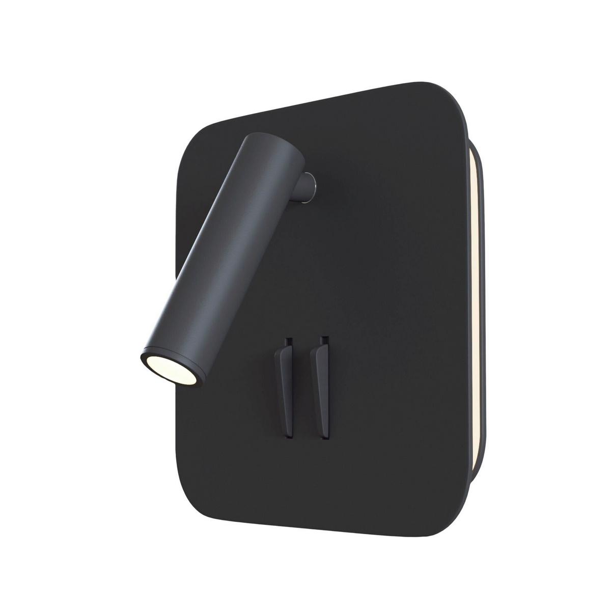 Wandleuchte IOS 176 Schwarz max. 10 Watt - Schwarz, Trend, Metall (13/13/10cm) - MAYTONI