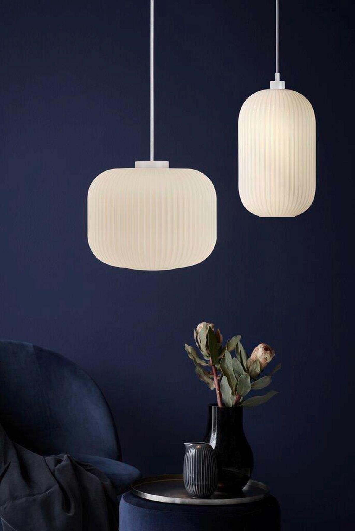 LAMPA WISZĄCA MILFORD PELA 30 / JAPANDI - biały, Design, szkło (30/23,5cm) - Nordlux