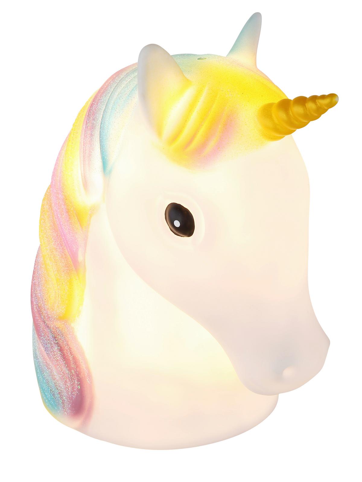 Tischleuchte Unicorn max. 1 Watt - Multicolor, Basics, Kunststoff (11,5/18,5/21,5cm) - Globo