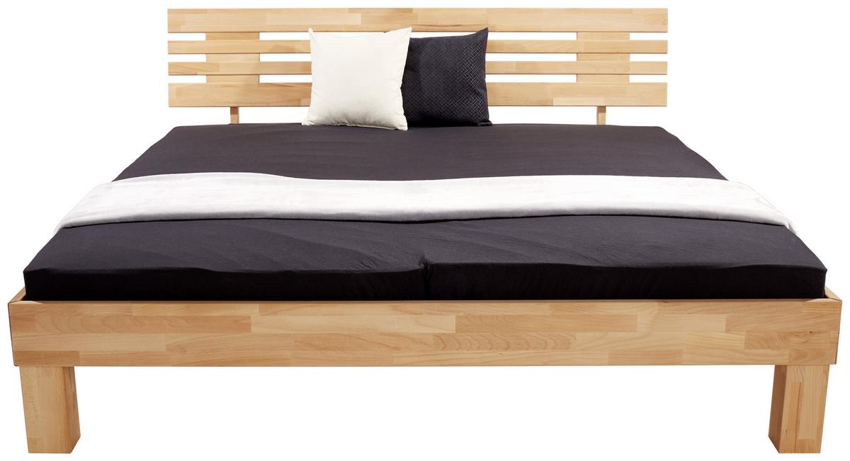Postelja Elisabeth, Masivno, 180x200 - bukev (jedrovina), Konvencionalno, les (180/200cm)