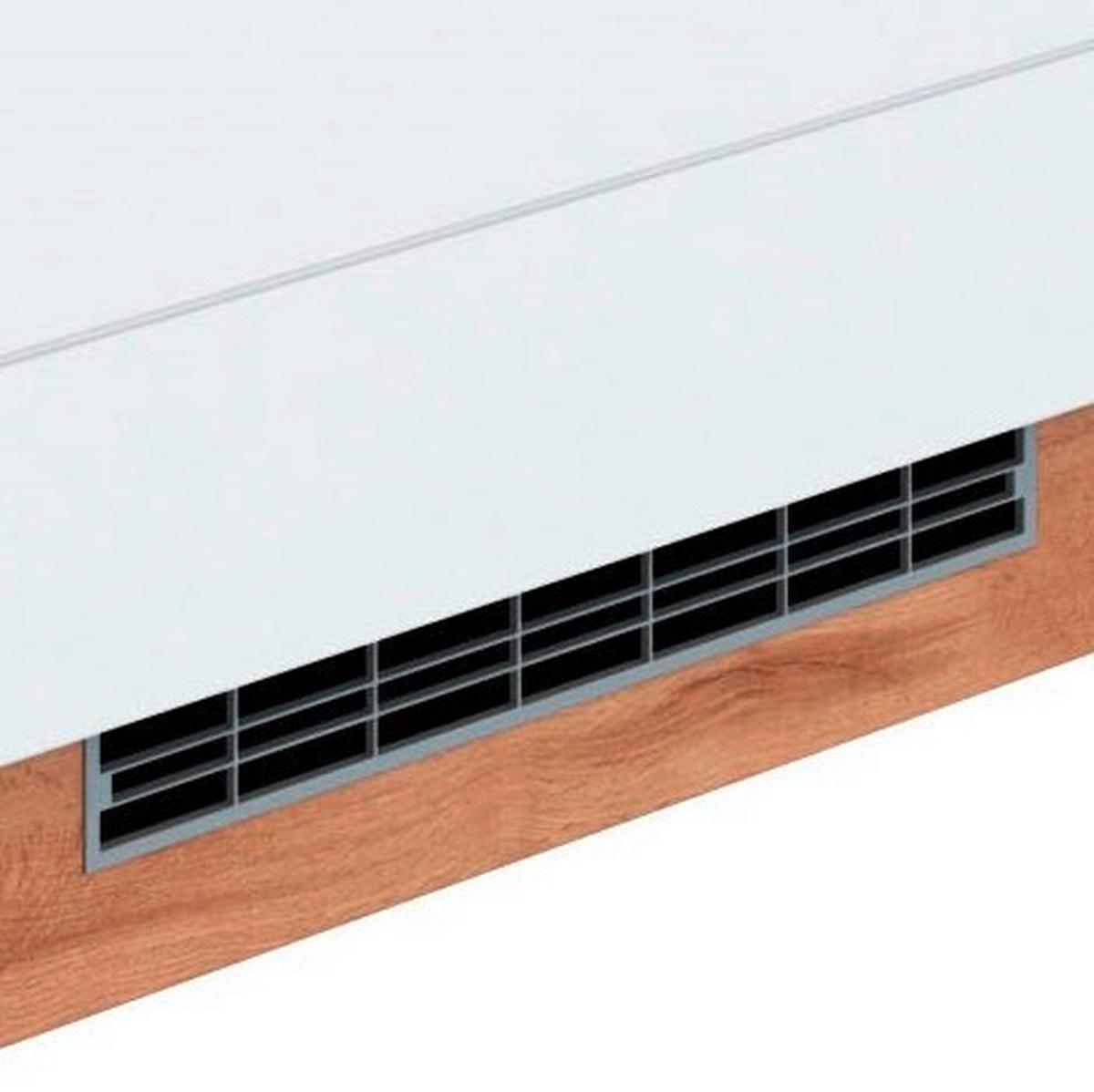 Backofen-/Kühlschrank Umbauschrank Florenz ca. 60 cm - Eiche Wotan/Weiß, Design, Holzwerkstoff/Metall (60/165/60cm) - Held