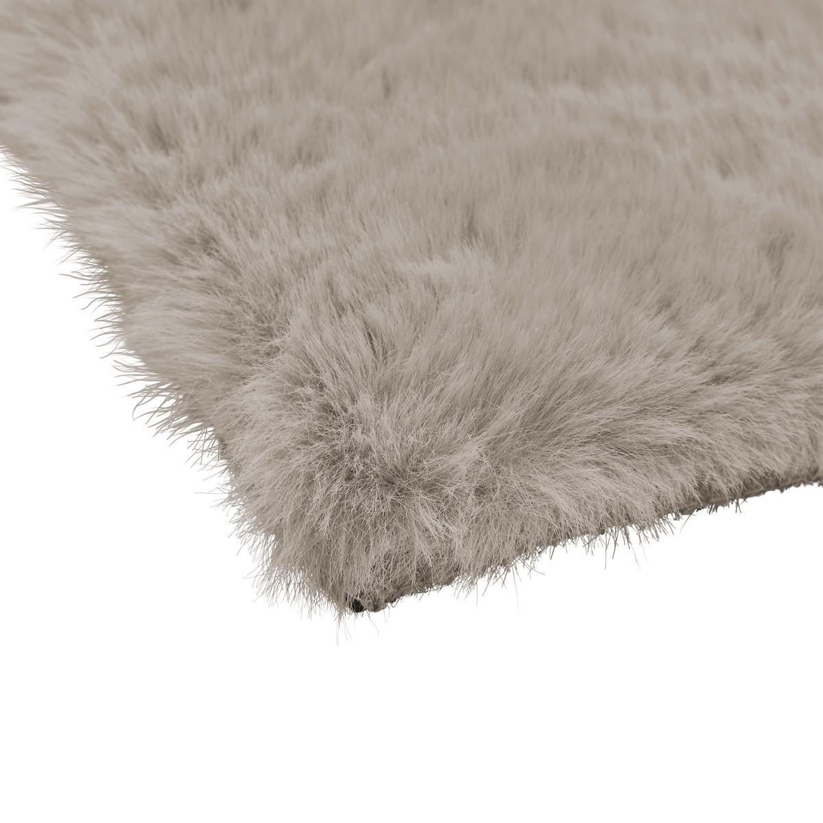 Blană artificială Caroline 2 - gri deschis, Konventionell, textil (120/160cm) - Mömax