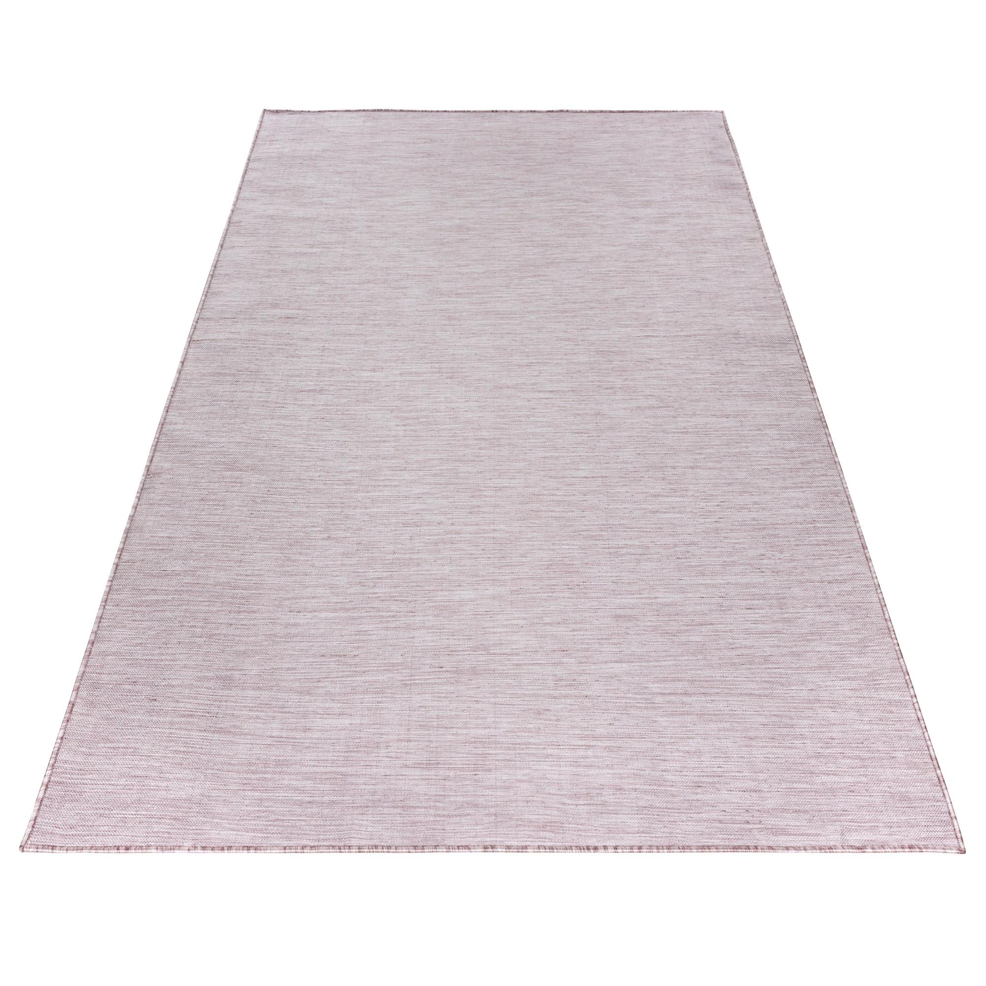 Flachwebeteppich Mambo Pink ca. 120x170cm - Pink, KONVENTIONELL, Textil (120/170cm)