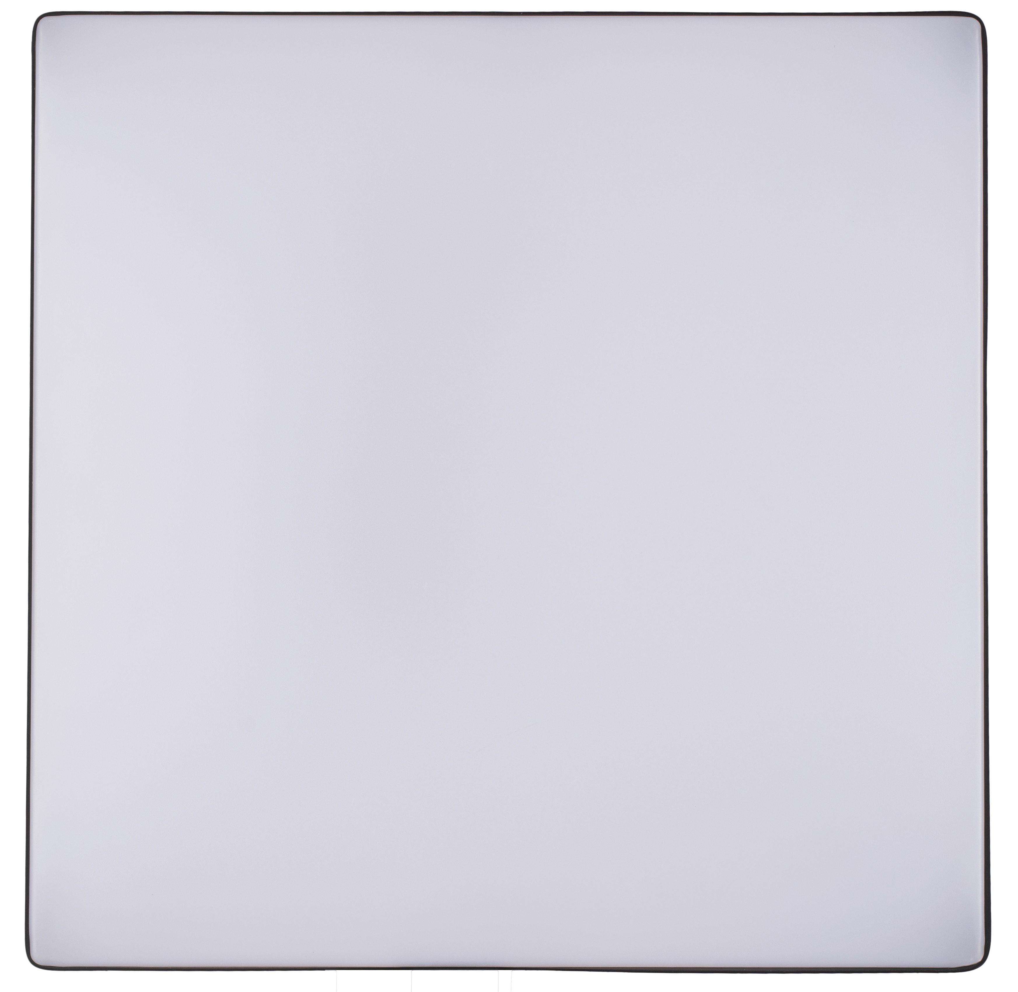 LED-TAKLAMPA JANNEK - vit/svart, Modern, metall/plast (33/33/5,5cm) - Mömax