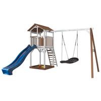 Spielhaus Axi Beacht Tower Roxy - Blau/Braun, KONVENTIONELL, Holz (356,6/241,9/349cm) - Ambia Garden