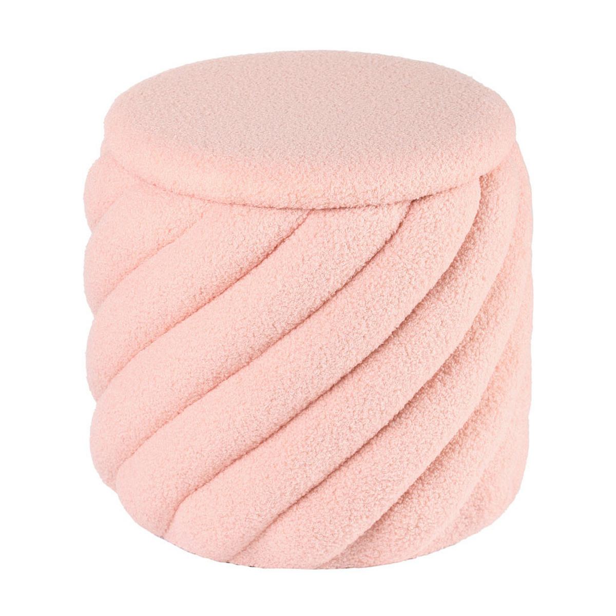 Ülőke Rózsaszín Deho - rózsaszín, Modern, faalapú anyag/textil (40/40cm)