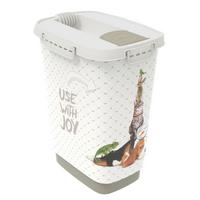 Futterbehälter 4002110536ws - Weiss, Basics, Kunststoff (24,3/17,9/32,2cm) - Rotho