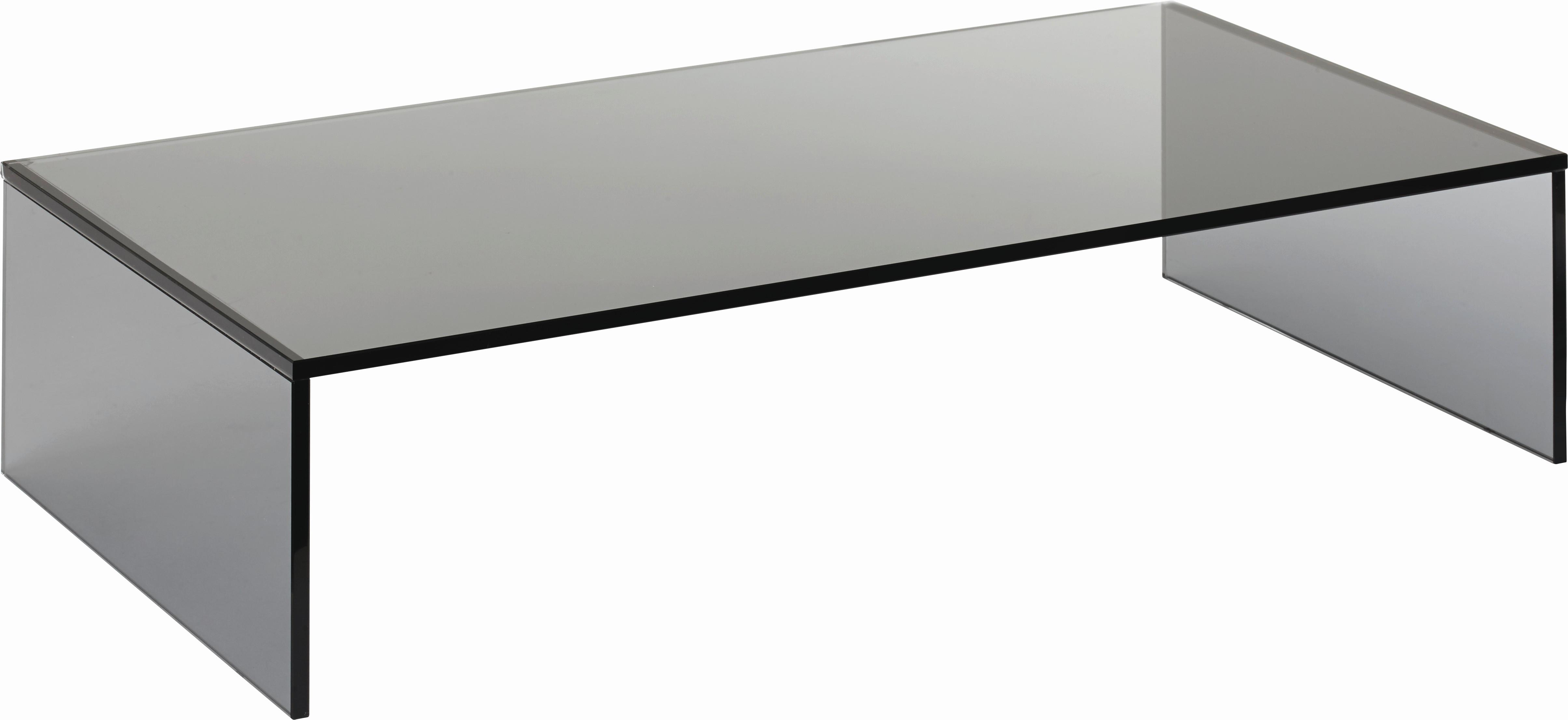TV-Aufsatz in Schwarz aus Glas - Dunkelgrau, Glas (60/14/30cm) - Mömax