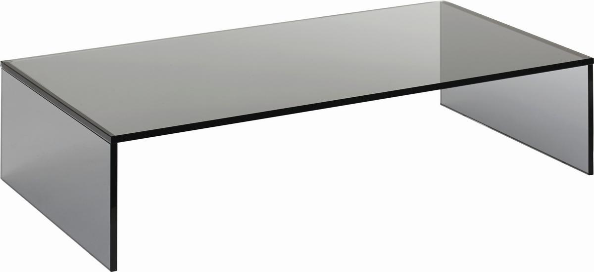 Tv-rátét Universal 60cm - sötétszürke, Üveg (60/14/30cm)