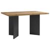 ESSTISCH MARTEN - Eichefarben/Anthrazit, MODERN, Holzwerkstoff (138/90/75,5cm) - MID.YOU