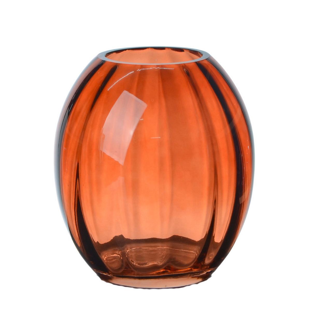 Üvegváza Md35050-1a - barna, Üveg (20,5/18/10cm)