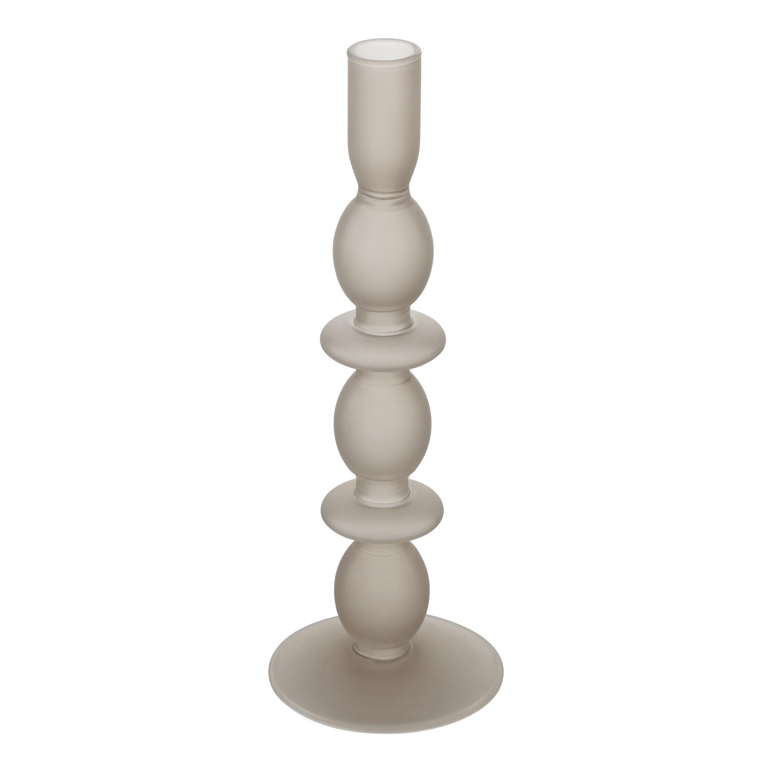 Stabkerzenhalter Molume Braun - Braun, LIFESTYLE, Glas (9/26.5cm)