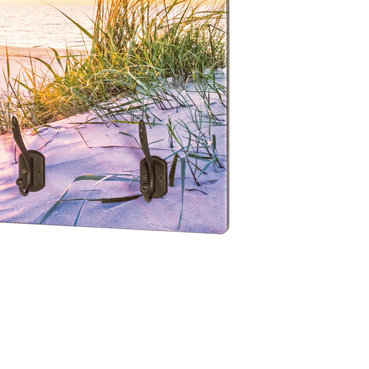 Cuier pentru perete Sunset - multicolor, Modern, material pe bază de lemn (70/30/7cm)