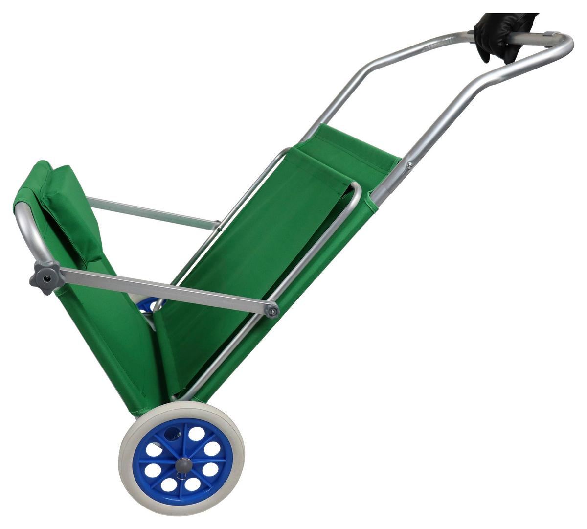 Vrtni Ležalnik Bindox, Zelena - zelena, Basics, kovina/tekstil (165/16/65cm) - Gardenson