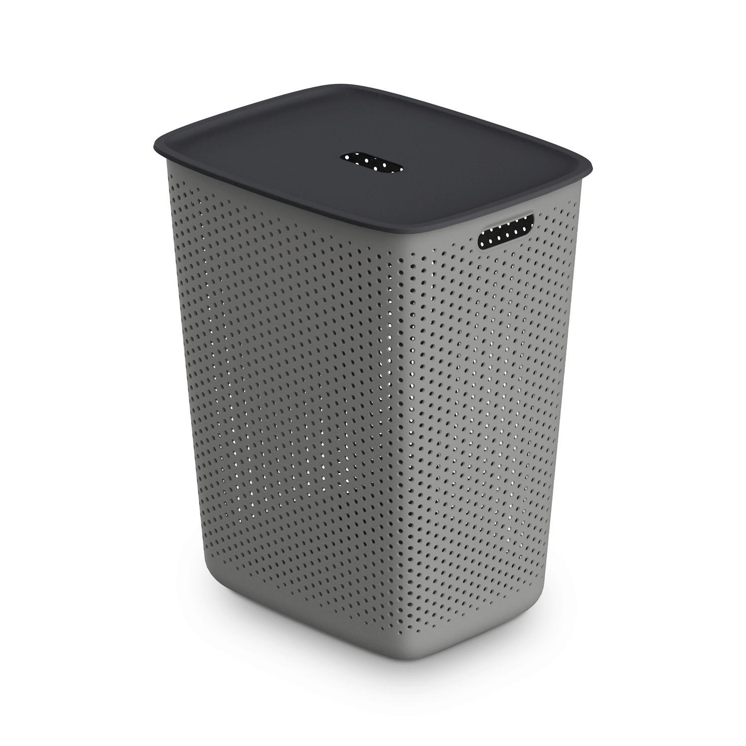 Košara Za Rublje Maja, 60l - tamno siva/crna, Moderno (45/34/58cm) - Mömax