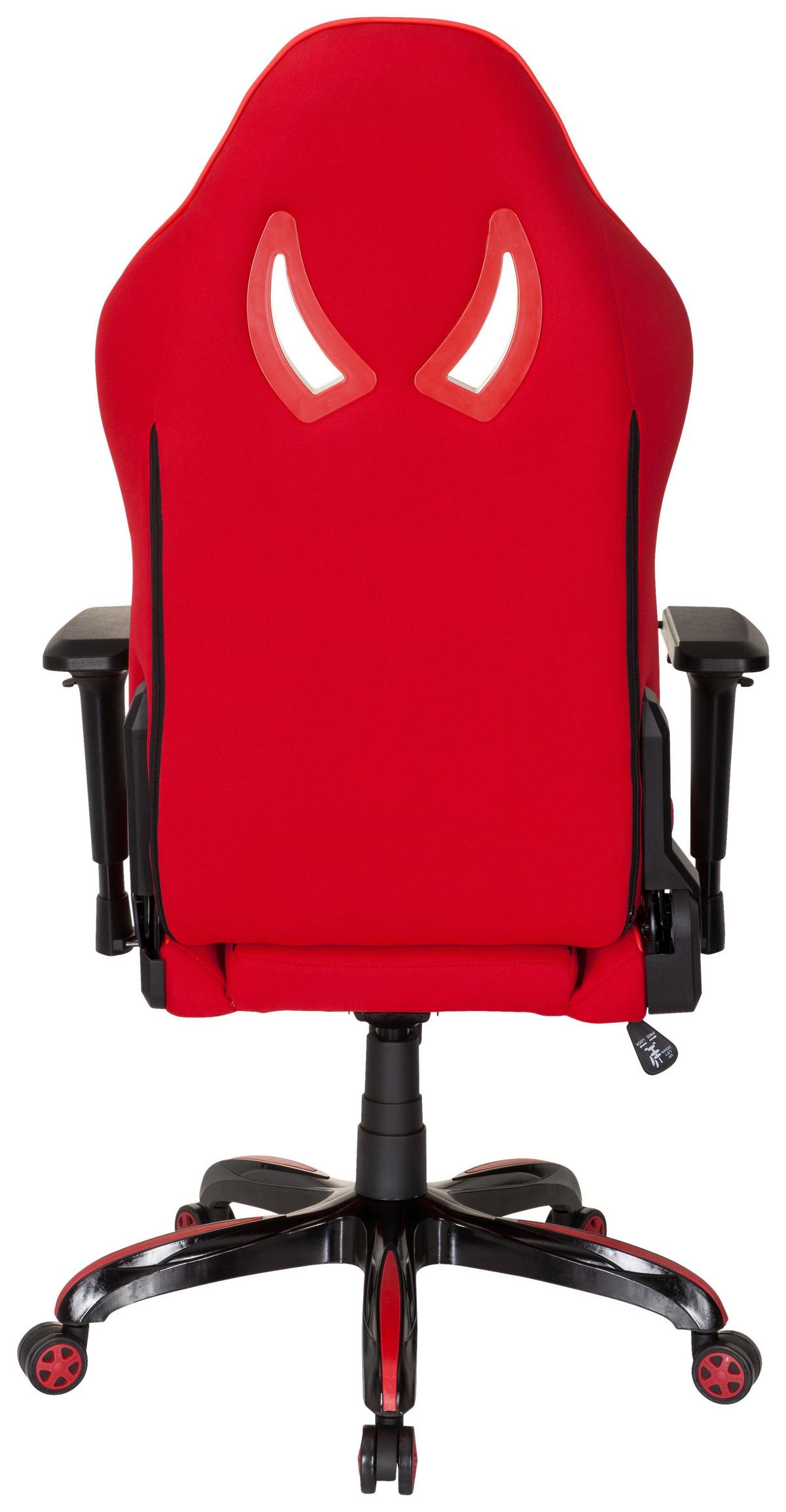 Gaming Stol Promoter Ii, Črna, Rdeča - rdeča/črna, Moderno, umetna masa/tekstil (74/133/67cm) - MID.YOU