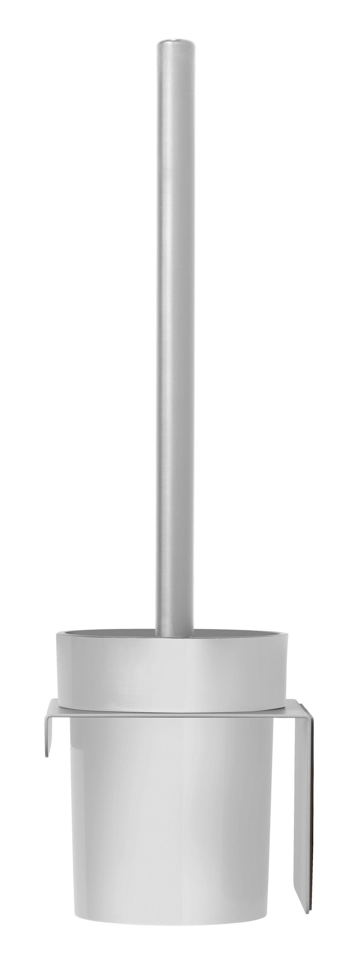 WC-Bürstengarnitur Turbo-Loc Lizan Weiß - Weiß, MODERN, Kunststoff/Metall (10,5/30,5/10,5cm) - Mömax