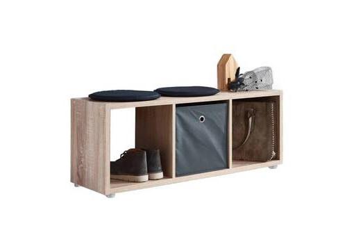 Standregal Nizza Typ 12 Eichefarben - Silberfarben/Sonoma Eiche, MODERN, Holzwerkstoff/Kunststoff (37,5/108,5/33cm) - MID.YOU