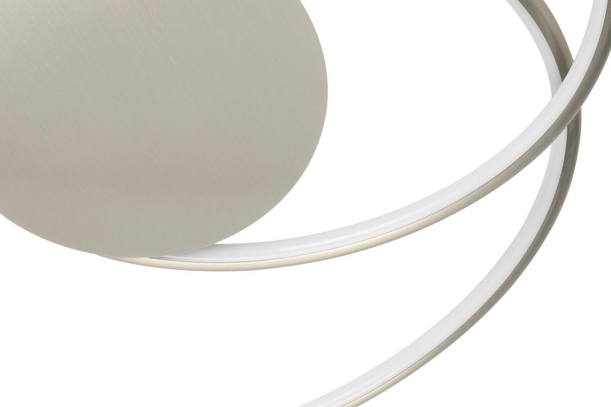 LAMPA SUFITOWA LED BIRMINGHAM *SBN* - kolor niklowy, Lifestyle, tworzywo sztuczne/metal (45/8cm) - Novel