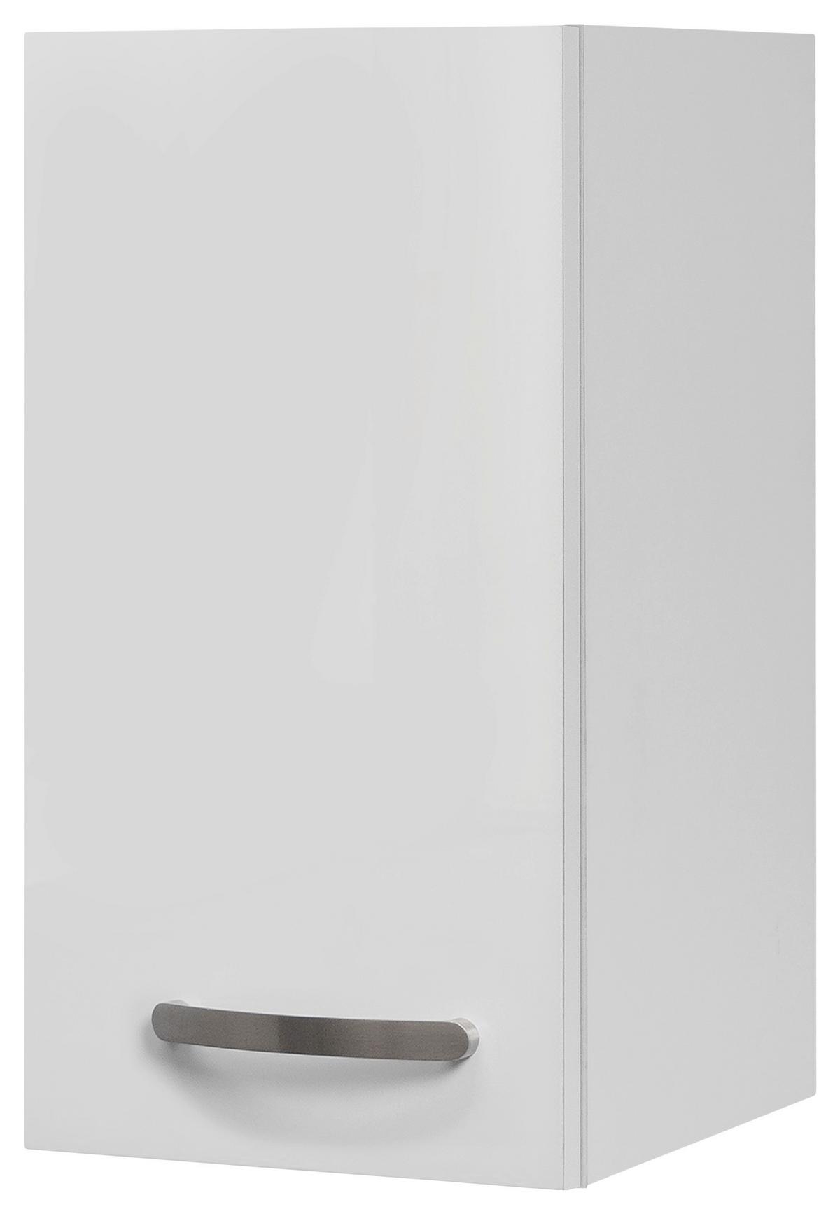 Corp suspendat de bucătărie ALBA - alb/alb lucios intens, Modern, material pe bază de lemn (30/54,8/32cm)