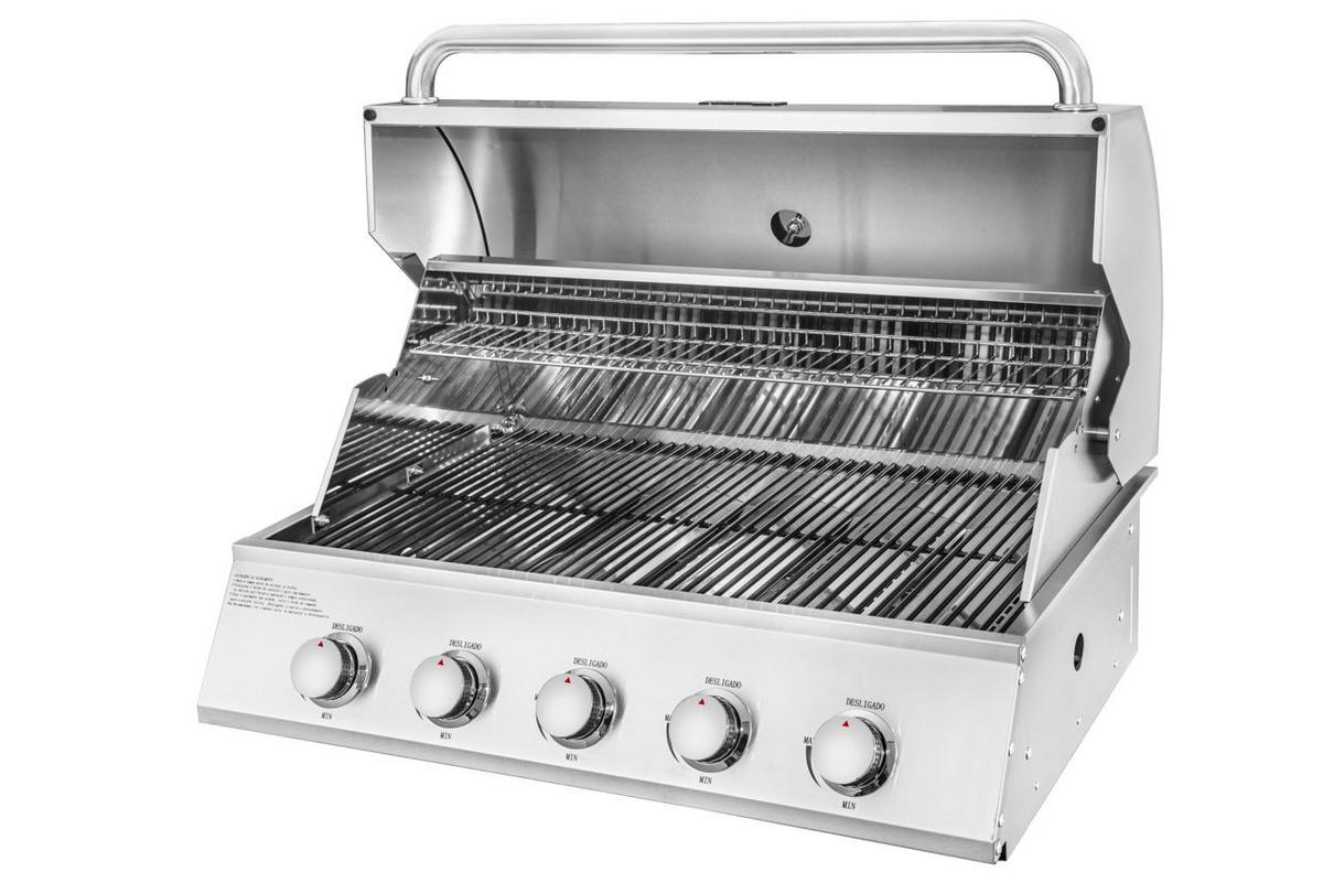 Einbaugrill Cucina Edelstahlfarben - Edelstahlfarben, Basics, Metall (85/50/60cm)