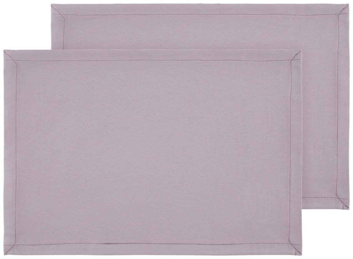 Tischset Steffi in Flieder ca. 33x45cm, 2er-Set - Flieder, Textil (33/45cm) - Mary's