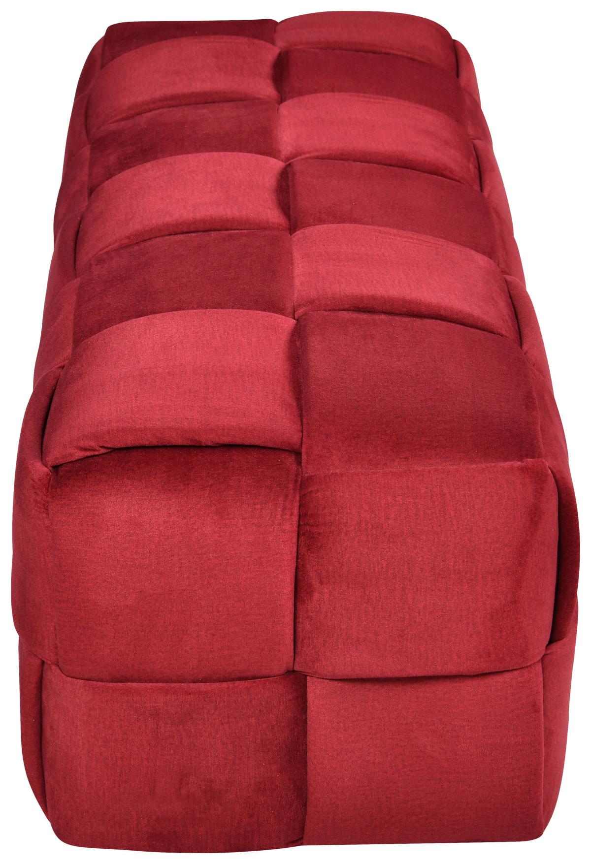 TABURET ELLIOT - roșu burgund, Modern, plastic/lemn (124/41/46cm) - Mömax