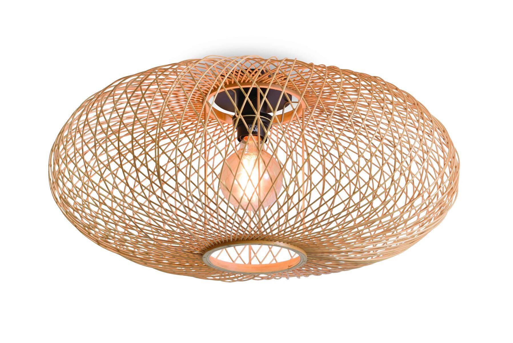 Stropna Svetilka Cango, Naravna Barva - naravne barve, Trend (60/25cm) - Good & Mojo