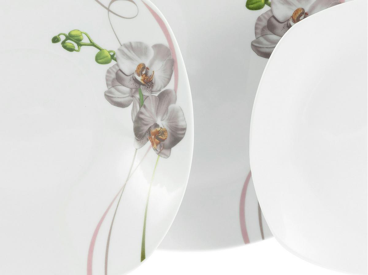 Jedilni Servis Square Orchidee, 18-Delni - večbarvno, Trend, keramika - Creatable