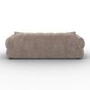SOFFA MARIE - brun/svart, Modern, trä/textil (232/77/90cm) - Bessagi Home