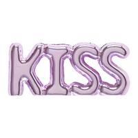 Dekoschriftzug Kiss Pink - Pink, MODERN, Keramik (24/2,5/10,5cm) - Mömax