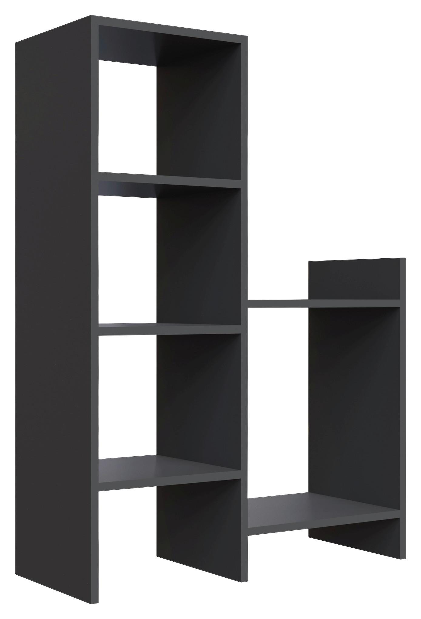 Regal Za Čevlje Earl - antracit, Design, leseni material (85,6/120/35,6cm) - Livetastic