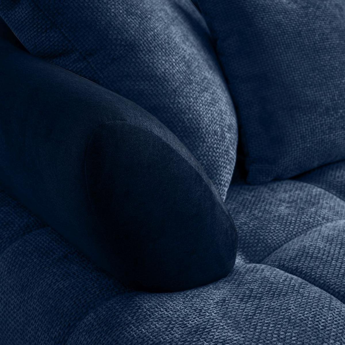 Coltar LARGO N - albastru închis, Modern, textil (262/184cm) - Modern Living