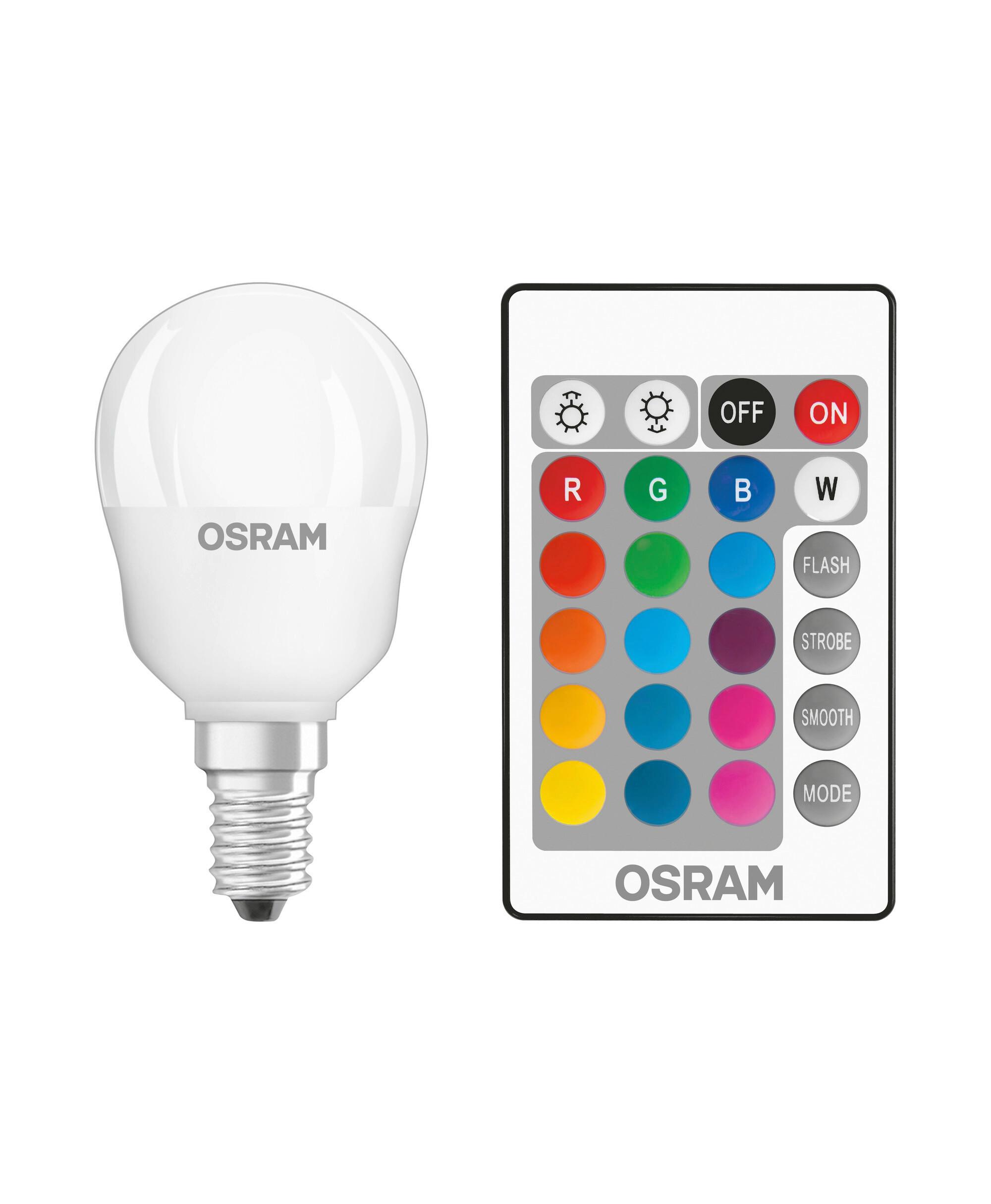 ŻARÓWKA LED LED RETROFIT RGBW - biały, Basics, tworzywo sztuczne (4,7/9,1cm) - Osram