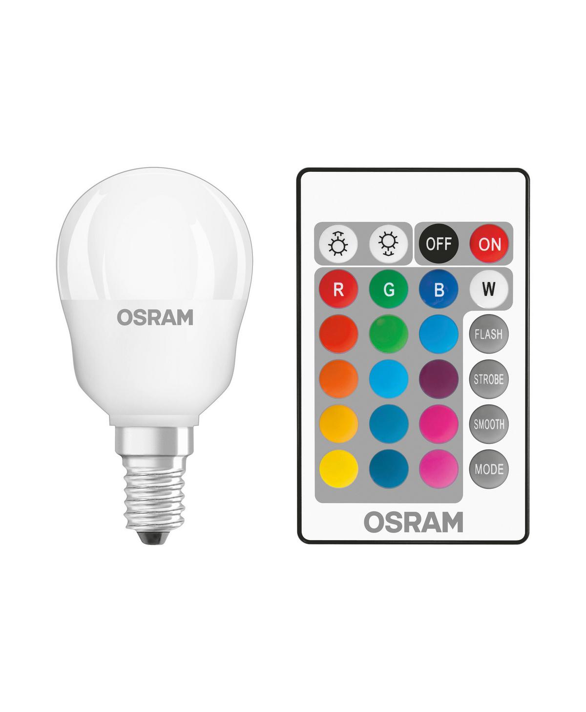 ŻARÓWKA LED LED RETROFIT RGBW - biały, Basics, tworzywo sztuczne (4,7/9,1cm) - Osram