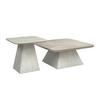 COUCHTISCH THIAGO - Creme, MODERN, Holzwerkstoff/Stein (55/34/55/34/32/46cm) - Bessagi Home