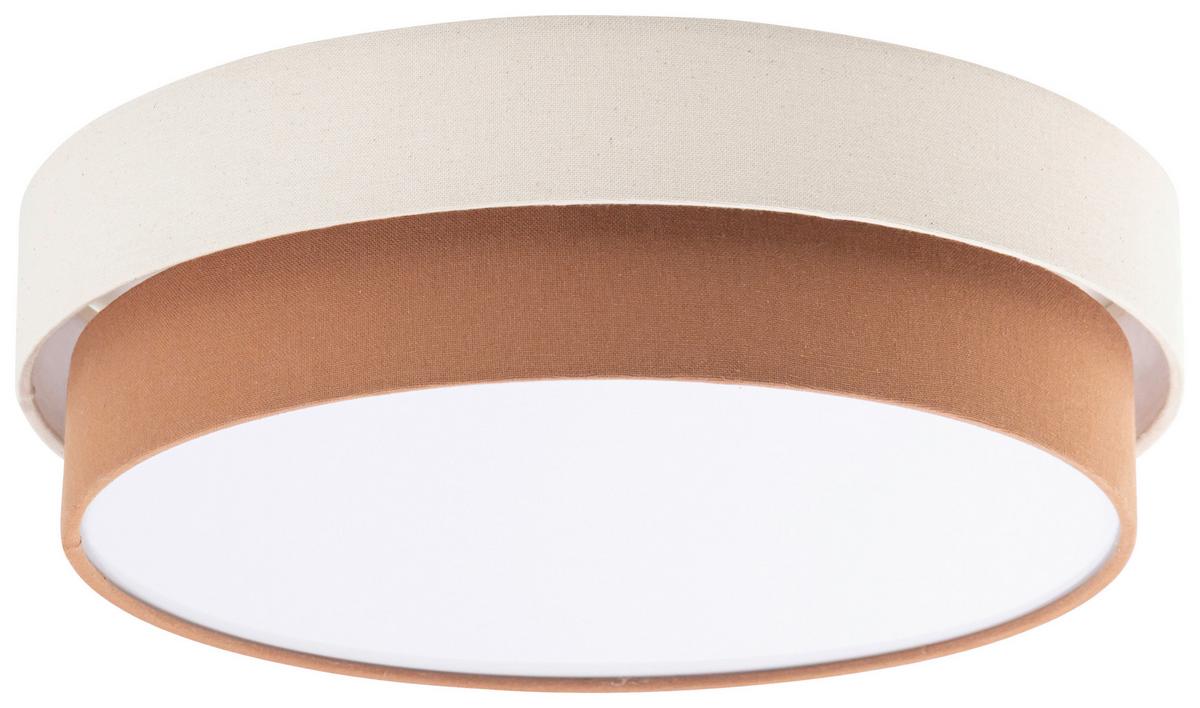 LAMPA SUFITOWA NOEMI - kremowy/terakota, Modern, tworzywo sztuczne/metal (45/13cm) - Novel