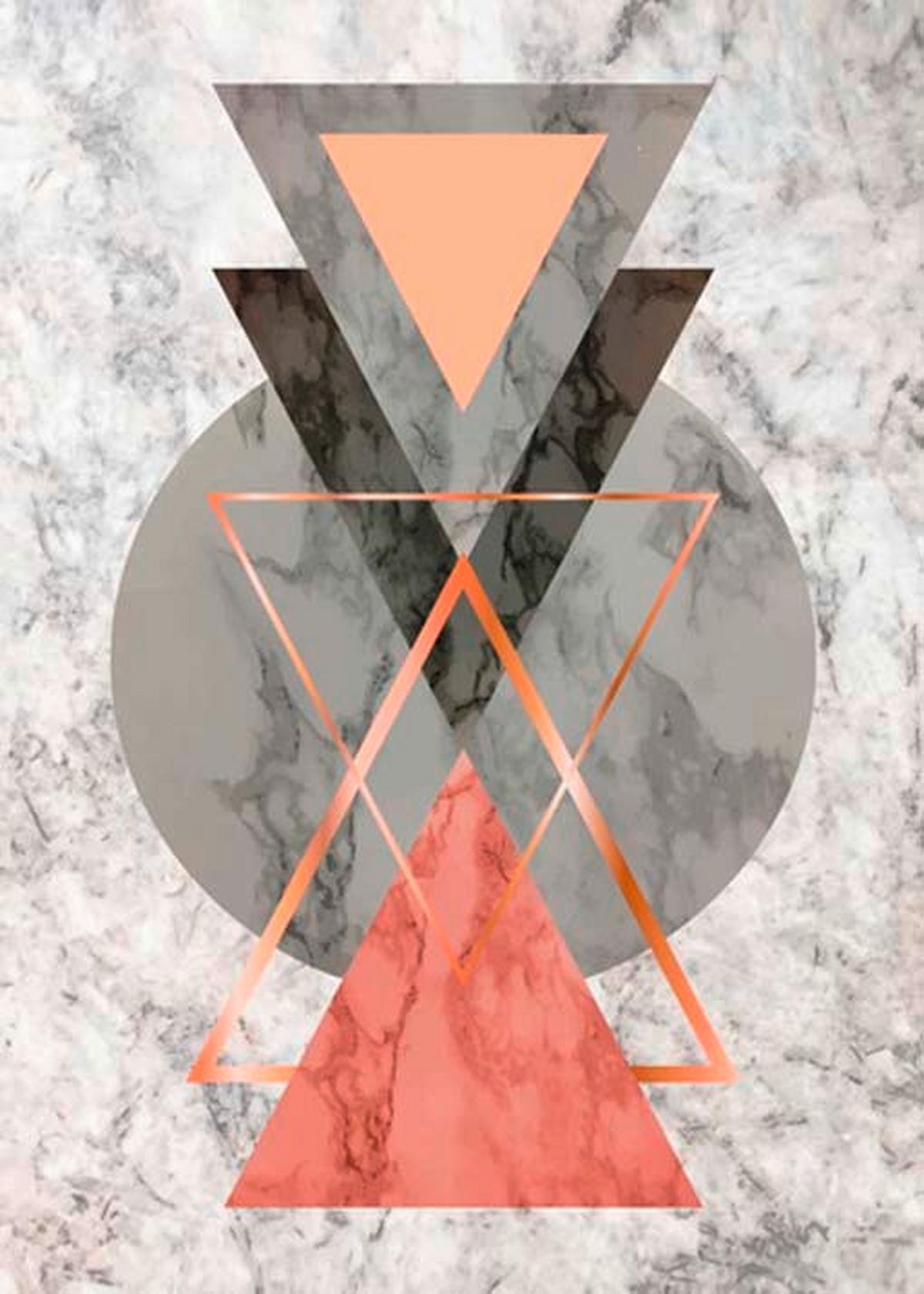 Vászonkép Canvas Print 5  Kb. 50x70cm - színes, Design, textil/fa (50/70cm)