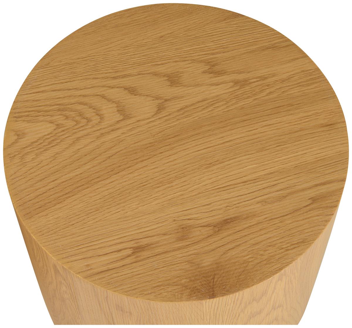 ZESTAW STOLIKÓW BOCZNYCH LISBETH - kolor dębowy, Design, materiał drewnopochodny (38-48/38-48/32-38cm) - Carryhome