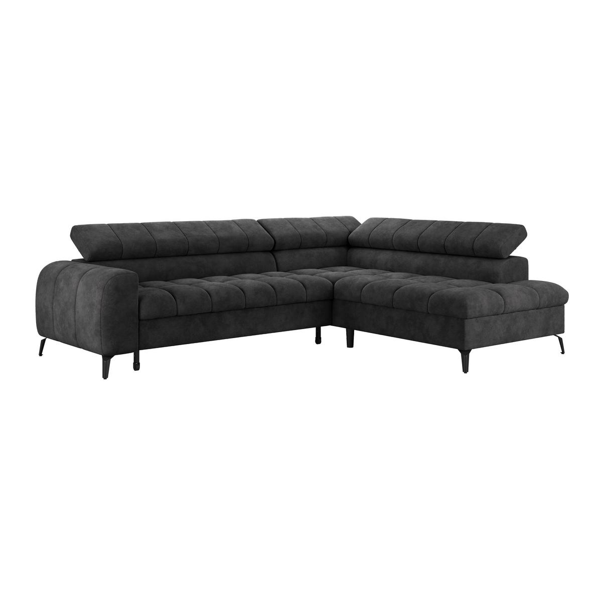 Coltar VOLF - negru, Trend, plastic/textil (261/203cm) - Modern Living