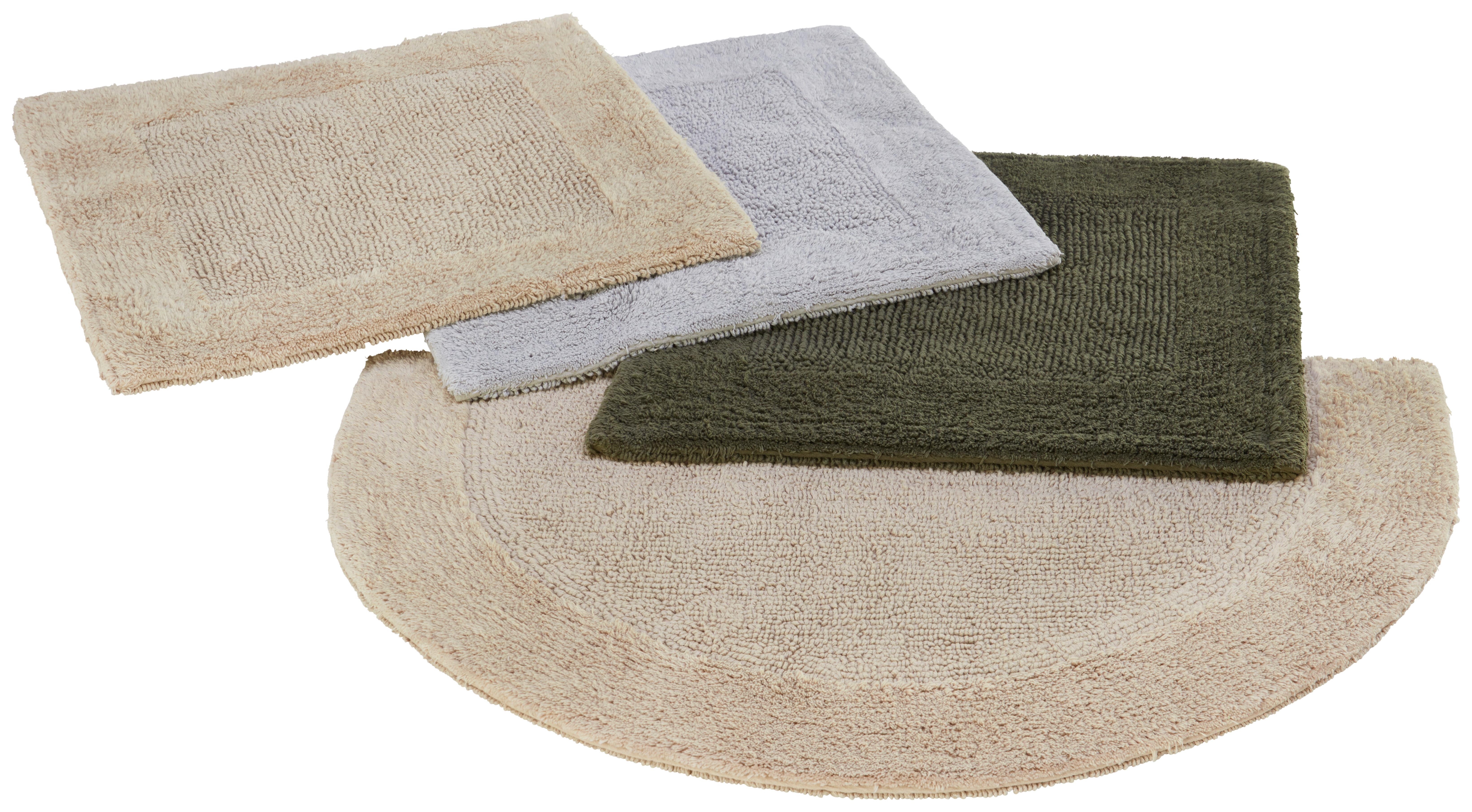 BADRUMSMATTA KAREN - sandfärgad, Klassisk, textil (50/50cm) - Premium Living