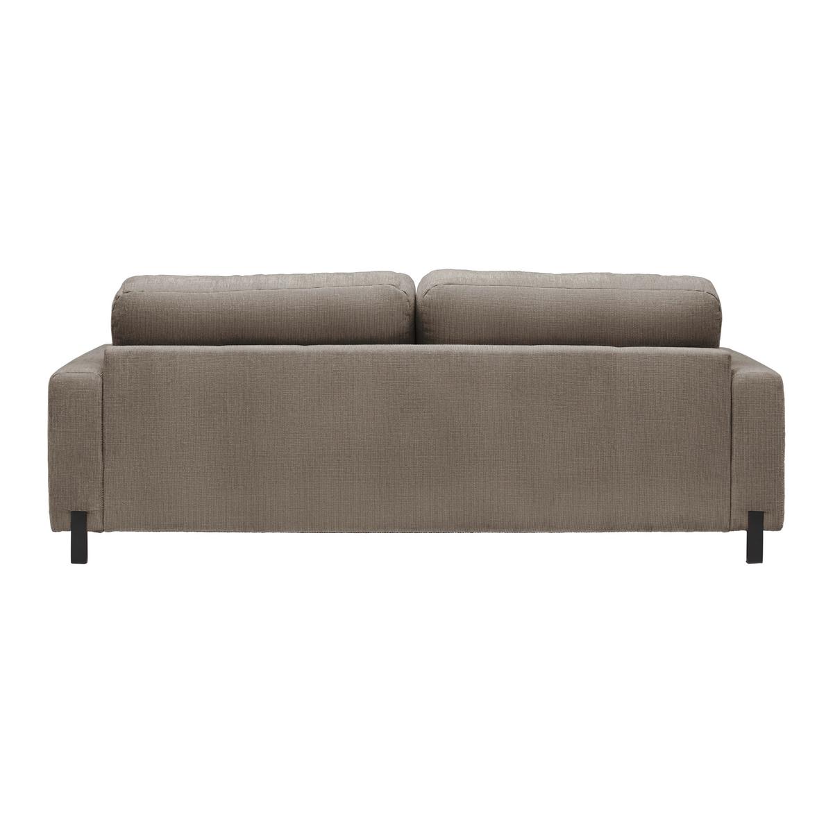 3-Sitzer-Sofa Piega Hellgrau - Hellgrau/Schwarz, MODERN, Textil/Metall (230/66-87/96cm) - Mömax