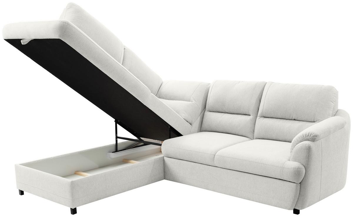 Kutna Garnitura Gusto - crna/sivo-bež, Basics, tekstil/drvo (200/240cm) - Modern Living