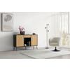 DRESSOIR MADRID -EXKLUSIV- - Natuurlijke kleuren/Zwart, Modern, Houtcomposiet/Hout (143/90cm) - Mömax