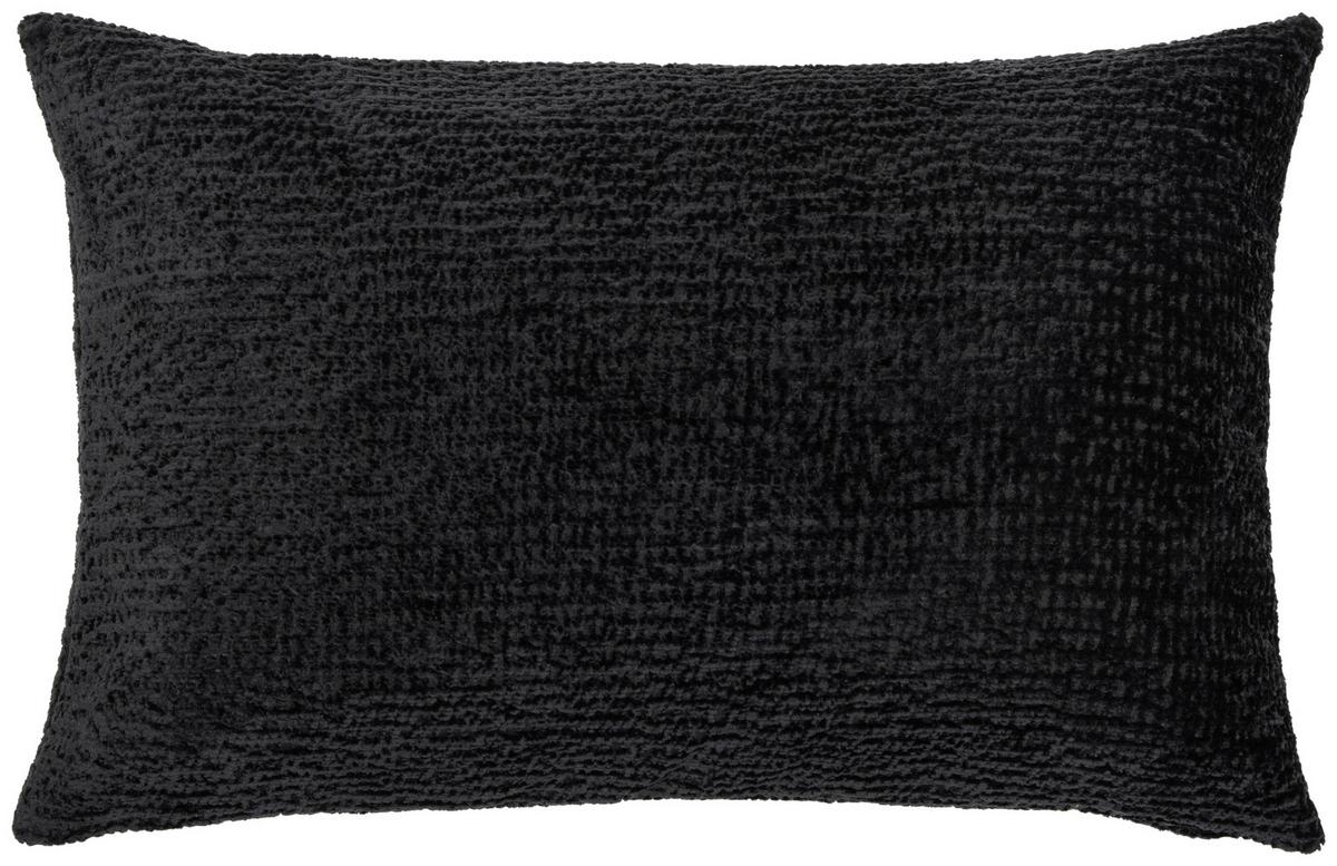 Kissenhülle Berti Schwarz ca. 40x60cm - Schwarz, Textil (40/60cm)