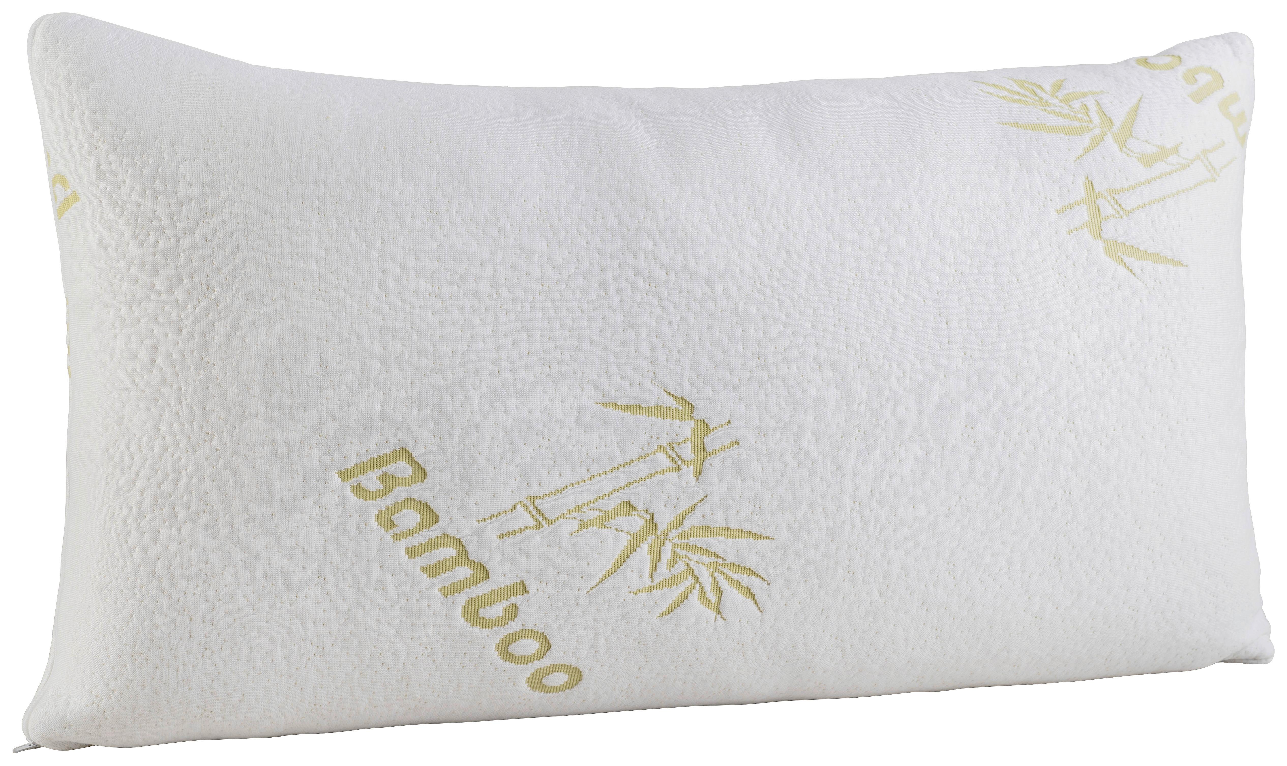 Párna Memory Bambusz Basic - fehér, textil (60/40/14cm) - Naturtex