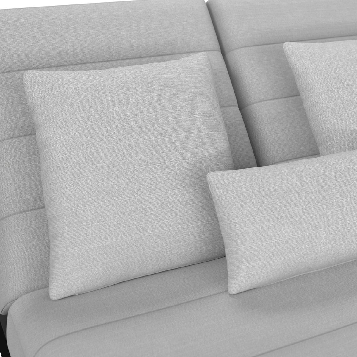 Vrtni Ležalnik Nouri, Svetlo Siva - svetlo siva, Moderno, kovina/tekstil (203/38/143cm) - Bessagi Garden